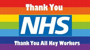  Thank you NHS Key Workers banner